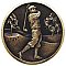 Gentleman Golfer Knob, Antique Brass