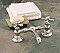 8" Columbia Solid Brass Bridge Faucet - Metal Cross Handles - Multiple Finishes Available