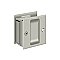 Solid Brass Pocket or Sliding Door Latch - Passage - Multiple Finishes