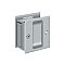 Solid Brass Pocket or Sliding Door Latch - Passage - Multiple Finishes
