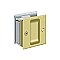 Solid Brass Pocket or Sliding Door Latch - Passage - Multiple Finishes