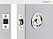 Round Pocket or Sliding Door Privacy Tubular Lock and Pull Set - Multiple Finishes