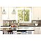 Hammered Brushed Nickel Mini Pendant Ceiling Fixture