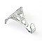 Picture Moulding Hook or Hanger for Picture Rail, Polished Chrome