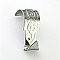 Picture Moulding Hook or Hanger for Picture Rail, Polished Chrome