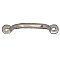 Brushed Nickel Pull  or Window Sash Lift - Medium