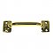 Polished Brass Pull or Window Sash Lift, 3-1/2" on center