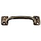 Antique Brass Pull or Sash Lift, 4" on center