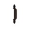 Clover Barn Door Pull Handle, 7", Bronze Finish