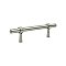 Solid Brass Adjustable Cabinet Pull, 4-3/4"