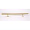 Round Bar Pull, 10.5"- Brushed Brass Finish