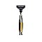 Edwin Jagger Mach 3 Razor - Imitation Light Horn & Nickel