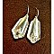 Silverplate Earrings - Repurposed Flatware