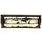 Repurposed Antique Tin Ceiling Cornice Wall Shelf