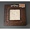 Framed Antique Fireplace Tile- Gold/Brown