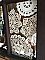 Repurposed Antique Window - Wall Decor - Antique Doilies Mirror & Dictionary Prints