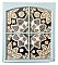 Repurposed Antique Arched Top Window - Wall Decor - Antique Doilies