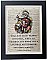 Repurposed Antique Dictionary Page Wall Decor - Santa Claus - Clement Moore - Twas the Night Before Christmas