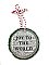 Vintage Dictionary Page Recycled into Holiday Ornament - Santa Claus - Joy To The World