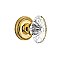 Solid Brass Rope Door Rosette