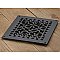 Scroll Design Aluminum Heat Grate or Register, 6 Finishes Available, 8" x 10" Duct Size