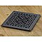 Scroll Design Aluminum Heat Grate or Register, 6 Finishes Available, 10" x 10" Duct Size