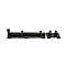 Brass Slide Bolt- 6"- with Knob, Long Throw