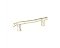 Twig Cabinet Pull, 3", Tumbled White Bronze