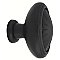 Tuscany Bronze Egg Cabinet Knob, Small, Flat Black