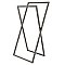 Kingston Brass Pedestal X Style Steel Construction Towel Rack - Brushed Nickel