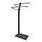 Kingston Brass SCC8391 Edenscape Pedestal Dual Towel Rack - Polished Chrome
