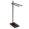 Kingston Brass SCC8605 Edenscape Pedestal Dual Towel Rack - Oil Rubbed Bronze
