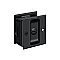 Solid Brass Pocket or Sliding Door Lock - Privacy - Multiple Finishes