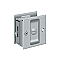 Solid Brass Pocket or Sliding Door Lock - Privacy - Multiple Finishes