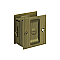 Solid Brass Pocket or Sliding Door Lock - Privacy - Multiple Finishes