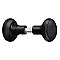 Solid Brass Classic Storm Door Knob Pair on Spindle, 1-5/8" Diameter