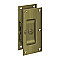 Adjustable 6" Solid Brass Heavy Duty Pocket or Sliding Door Lock - Privacy - Multiple Finishes