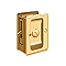 Adjustable Solid Brass Heavy Duty Pocket or Sliding Door Lock - Privacy - Multiple Finishes