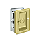 Adjustable Solid Brass Heavy Duty Pocket or Sliding Door Lock - Privacy - Multiple Finishes