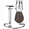 Safety Razor Shaving Set - Chrome 3 Piece Set