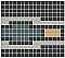 Gatsby Border in White/Black/Light Grey/Green/Peach - 3/4" Square Tiles - Sold Per Sheet