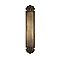 San Francisco Push Plate, 18" -  Antique Brass