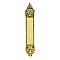 New Orleans Push Plate, 16-7/8" - Unlacquered Brass