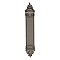 New Orleans Push Plate, 16-7/8" - Satin Nickel