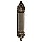 New Orleans Push Plate, 16-7/8" -  Antique Pewter