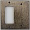 Aged Antique Brass Single GFCI/Single Blank Switchplate