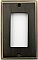 Burnished Antique Brass Single GFCI Forged Switchplate