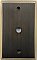 Burnished Antique Brass Single Cable Forged Switchplate