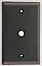 Oil Rubbed Bronze Forged Single Cable Switchplate