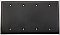 Oil Rubbed Bronze Forged Quad Blank Switchplate